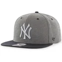petten-plat-grijs-snapback-jaspeado-van-new-york-yankees-mlb-van-47-brand