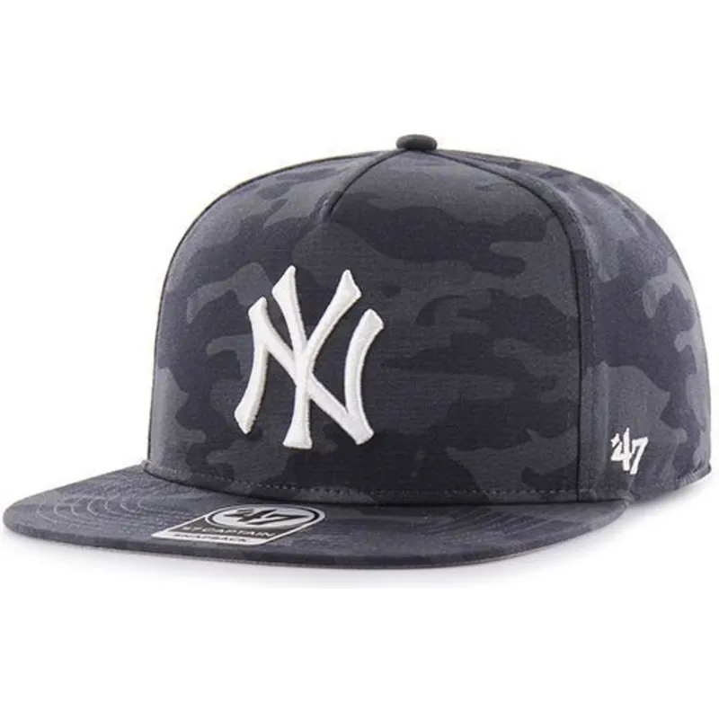 petten-plat-marineblauw-snapback-van-new-york-yankees-mlb-van-47-brand