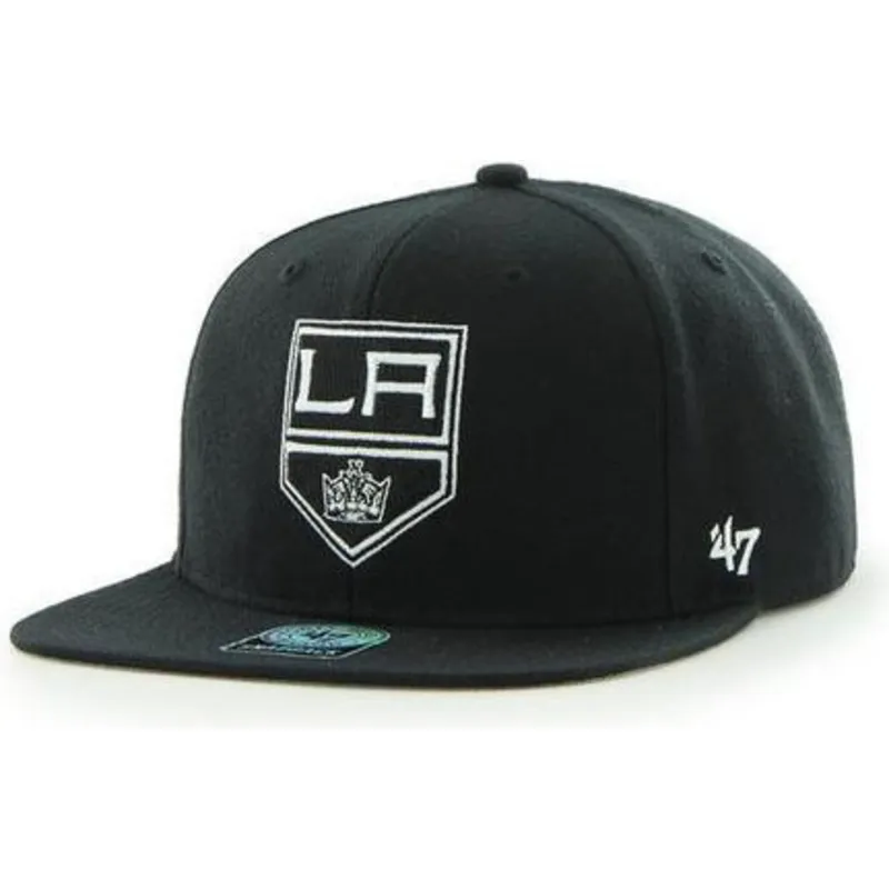 petten-plat-zwart-snapback-van-los-angeles-kings-nhl-van-47-brand