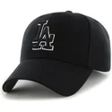 petten-gebogen-zwart-snapback-van-los-angeles-dodgers-mlb-van-47-brand