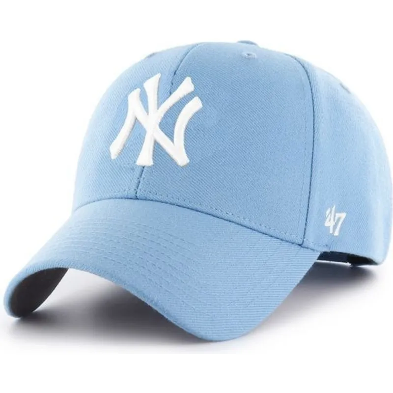 petten-gebogen-blauw-snapback-van-new-york-yankees-mlb-van-47-brand
