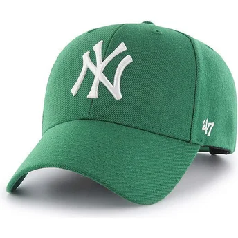 Petten gebogen groen snapback van New York Yankees MLB van 47 Brand