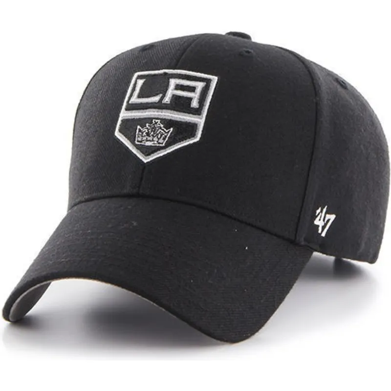 petten-gebogen-zwart-verstelbaar-van-los-angeles-kings-nhl-van-47-brand