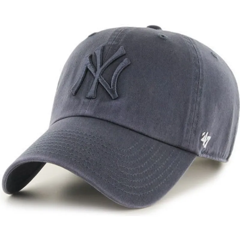 petten-gebogen-grijs-verstelbaar-denim-van-new-york-yankees-mlb-van-47-brand