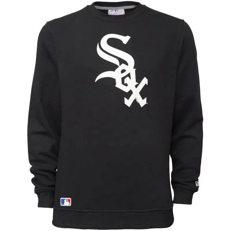 sweater-zonder-capuchon-zwart-crew-neck-van-chicago-white-sox-mlb-van-new-era sweater-zonder-capuchon-zwart-crew-neck-van-chicago-white-sox-mlb-van-new-era