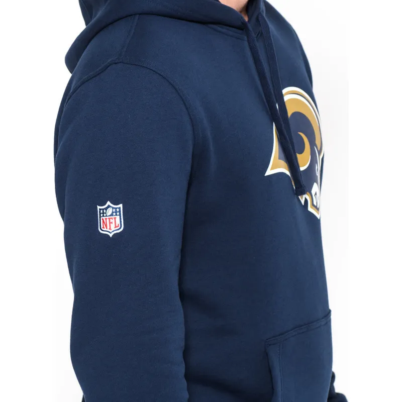 sweater-met-capuchon-blauw-pullover-hoodie-van-los-angeles-rams-nfl-van-new-era