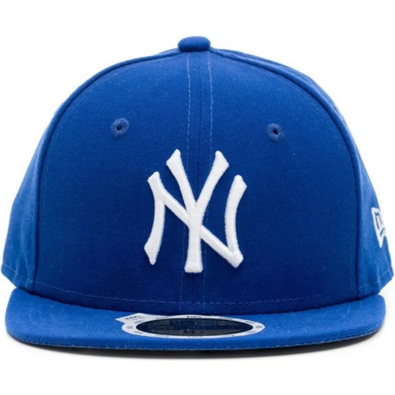 petten-plat-blauw-fitted-voor-kinderen-59fifty-essential-van-new-york-yankees-mlb-van-new-era petten-plat-blauw-fitted-voor-kinderen-59fifty-essential-van-new-york-yankees-mlb-van-new-era