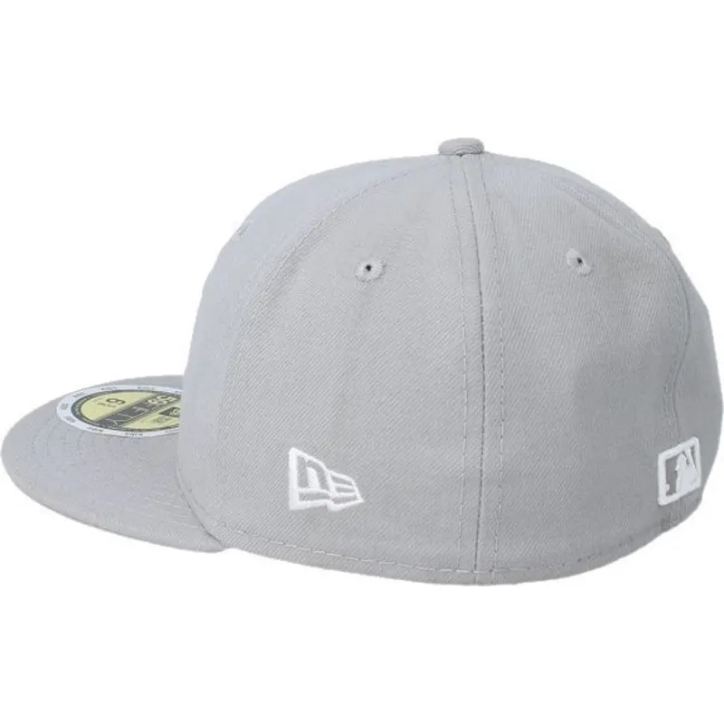 petten-plat-grijs-fitted-voor-kinderen-59fifty-essential-van-new-york-yankees-mlb-van-new-era