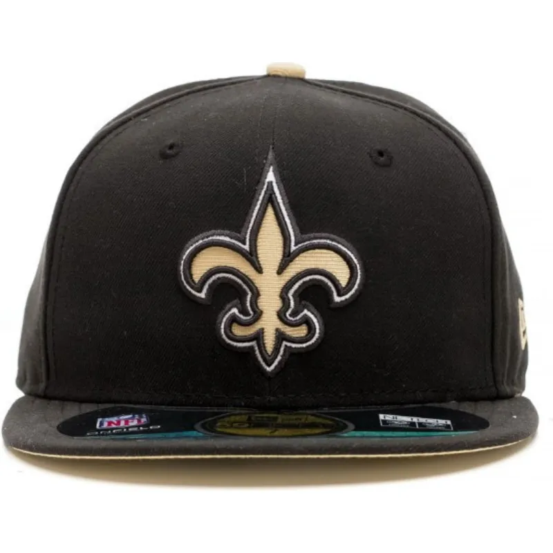 petten-plat-zwart-fitted-59fifty-authentic-on-field-game-van-new-orleans-saints-nfl-van-new-era petten-plat-zwart-fitted-59fifty-authentic-on-field-game-van-new-orleans-saints-nfl-van-new-era