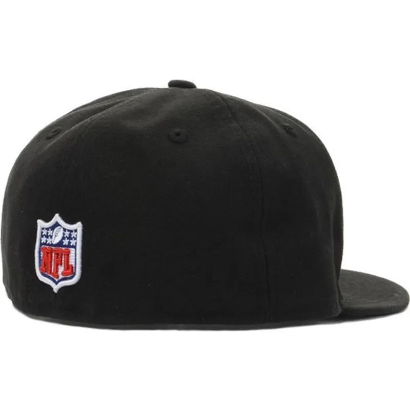 petten-plat-zwart-fitted-59fifty-authentic-on-field-game-van-las-vegas-raiders-nfl-van-new-era