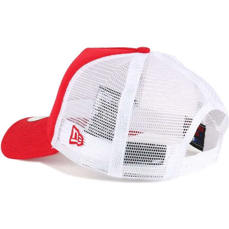 petten-gebogen-rood-snapback-clean-a-frame-van-new-york-yankees-mlb-van-new-era