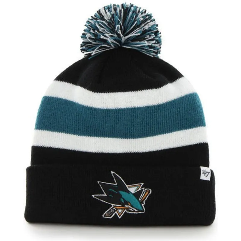 mutsen-pompon-zwart-van-san-jose-sharks-nhl-van-47-brand