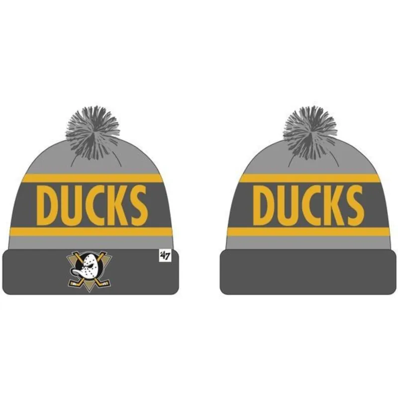 mutsen-pompon-grijs-van-anaheim-ducks-nhl-van-47-brand mutsen-pompon-grijs-van-anaheim-ducks-nhl-van-47-brand