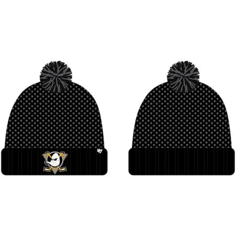 mutsen-pompon-zwart-van-anaheim-ducks-nhl-van-47-brand