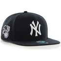 petten-plat-zwart-snapback-van-new-york-yankees-mlb-van-47-brand