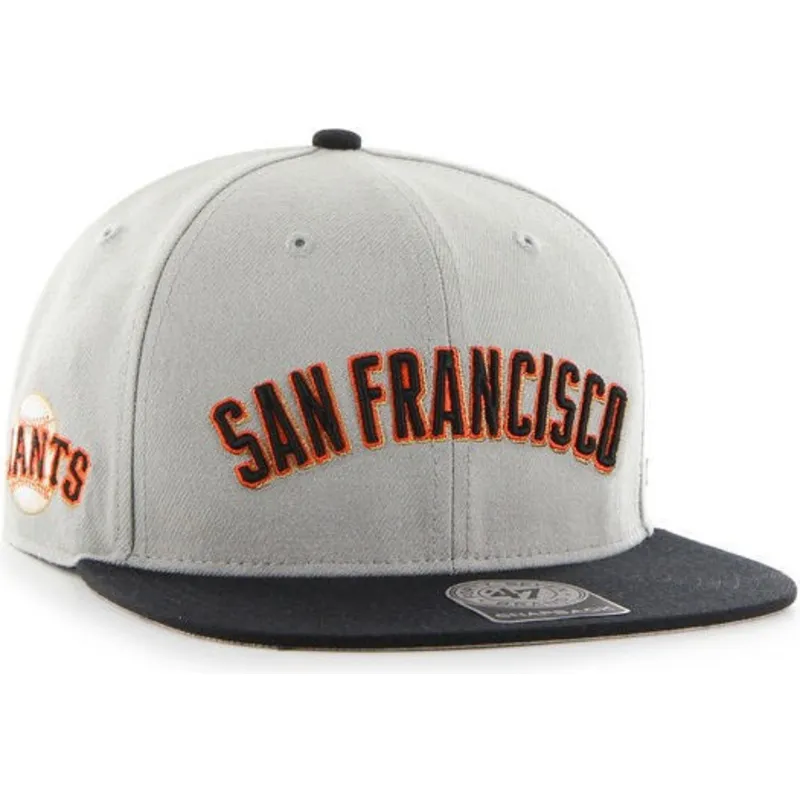 petten-plat-grijs-snapback-letras-van-san-francisco-giants-mlb-van-47-brand