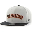 petten-plat-grijs-snapback-letras-van-san-francisco-giants-mlb-van-47-brand