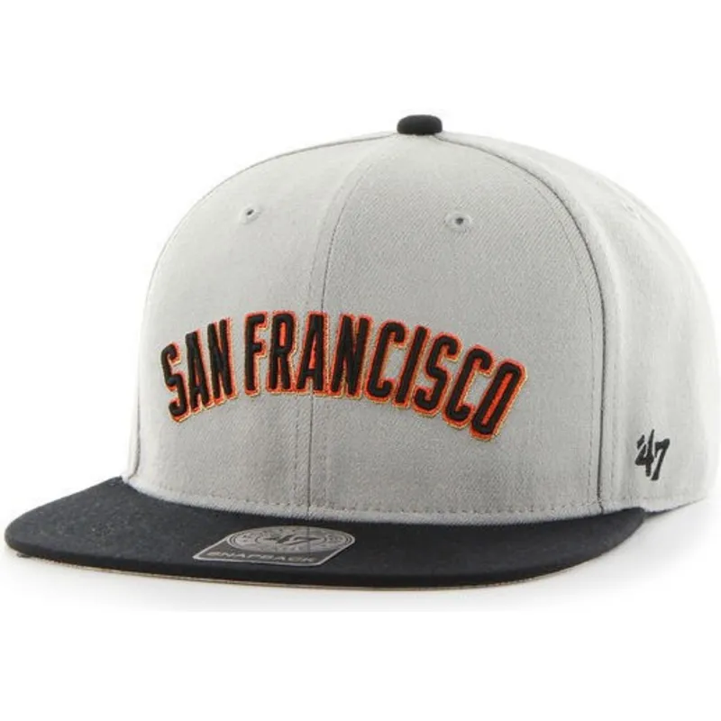 petten-plat-grijs-snapback-letras-van-san-francisco-giants-mlb-van-47-brand