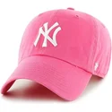 petten-gebogen-roze-verstelbaar-van-new-york-yankees-mlb-van-47-brand