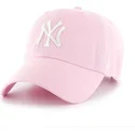 petten-gebogen-roze-verstelbaar-van-new-york-yankees-mlb-van-47-brand