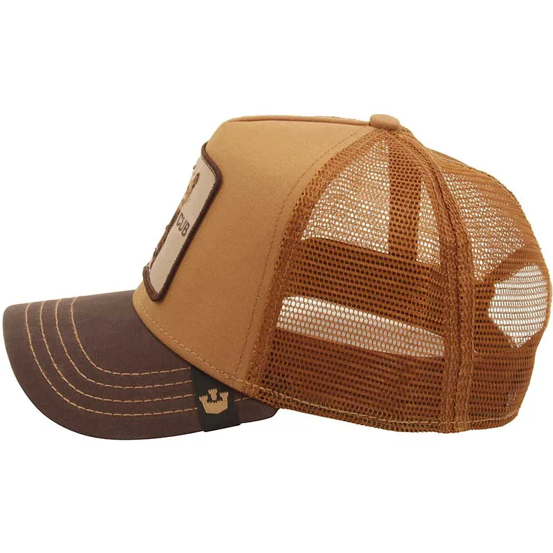 petten-gebogen-bruin-snapback-osezno-cub-the-farm-van-goorin-bros petten-gebogen-bruin-snapback-osezno-cub-the-farm-van-goorin-bros