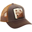 petten-gebogen-bruin-snapback-grizz-the-farm-van-goorin-bros