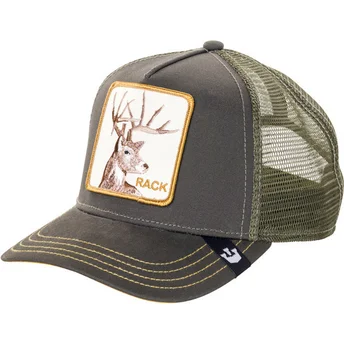 Petten gebogen groen snapback Rack The Farm van Goorin Bros.