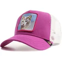 petten-gebogen-roze-snapback-bite-back-the-farm-van-goorin-bros