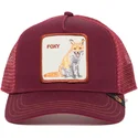 petten-gebogen-rood-snapback-foxy-mama-the-farm-van-goorin-bros