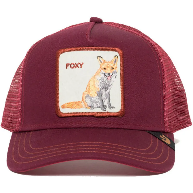 petten-gebogen-rood-snapback-foxy-mama-the-farm-van-goorin-bros