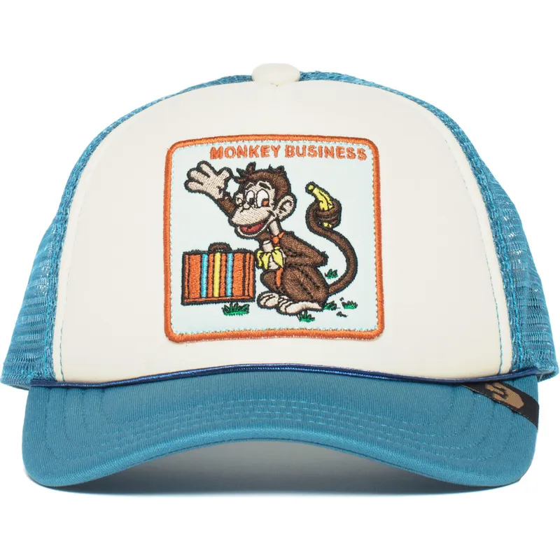petten-gebogen-blauw-snapback-voor-kinderen-monkey-business-the-farm-van-goorin-bros