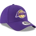 petten-gebogen-paars-verstelbaar-9forty-the-league-van-los-angeles-lakers-nba-van-new-era