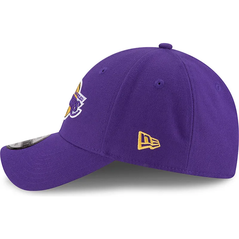 petten-gebogen-paars-verstelbaar-9forty-the-league-van-los-angeles-lakers-nba-van-new-era