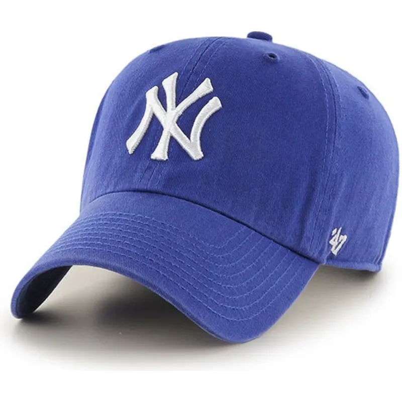 petten-gebogen-blauw-verstelbaar-voor-kinderen-van-new-york-yankees-mlb-van-47-brand petten-gebogen-blauw-verstelbaar-voor-kinderen-van-new-york-yankees-mlb-van-47-brand