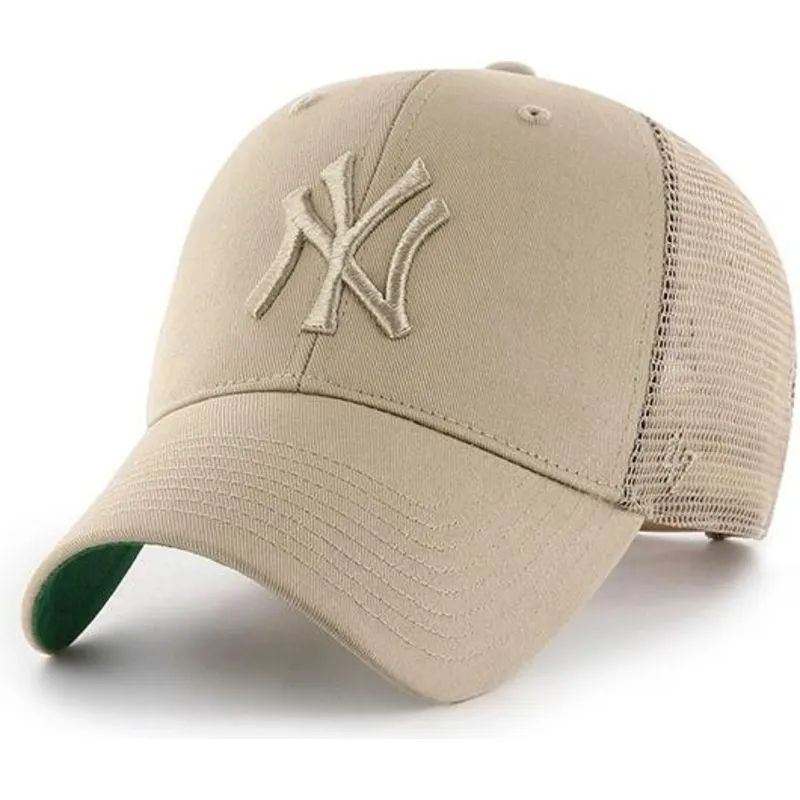 petten-gebogen-beige-snapback-van-new-york-yankees-mlb-van-47-brand petten-gebogen-beige-snapback-van-new-york-yankees-mlb-van-47-brand