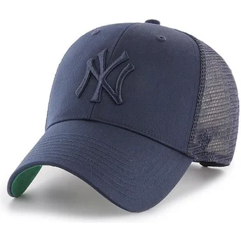 Petten gebogen marineblauw snapback van New York Yankees MLB van 47 Brand