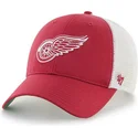 petten-gebogen-rood-snapback-van-detroit-red-wings-nhl-van-47-brand