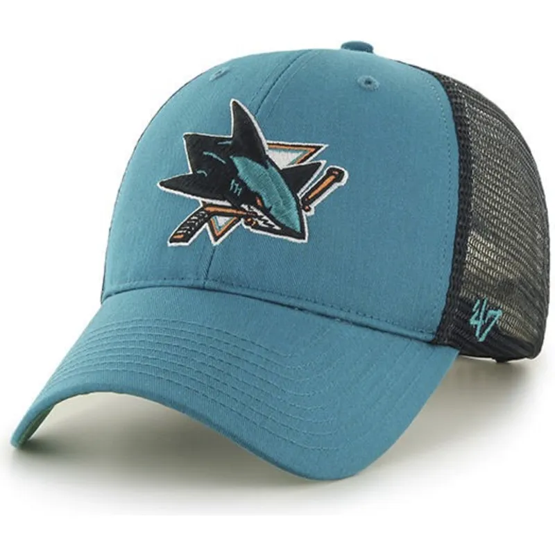 petten-gebogen-groen-snapback-van-san-jose-sharks-nhl-van-47-brand