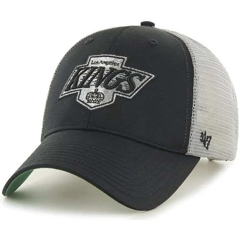 petten-gebogen-zwart-snapback-van-los-angeles-kings-nhl-van-47-brand