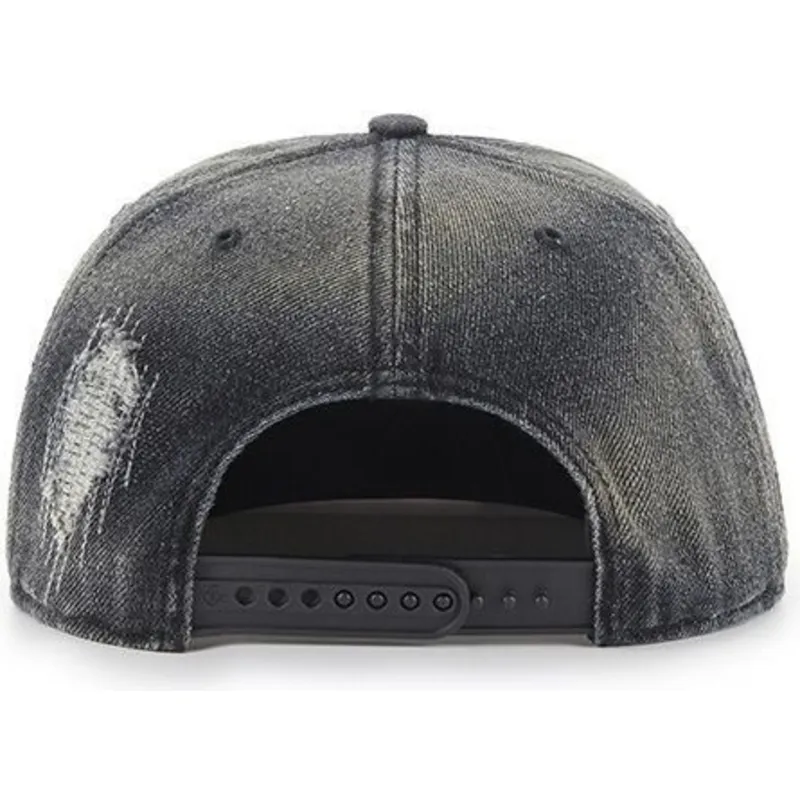 petten-plat-zwart-snapback-vaquero-van-new-york-yankees-mlb-van-47-brand petten-plat-zwart-snapback-vaquero-van-new-york-yankees-mlb-van-47-brand