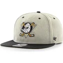 petten-plat-grijs-snapback-van-anaheim-ducks-nhl-van-47-brand