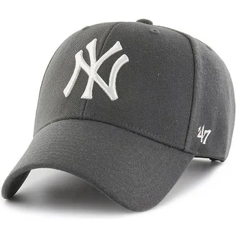 petten-gebogen-grijs-snapback-van-new-york-yankees-mlb-van-47-brand