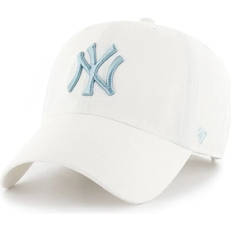 petten-gebogen-wit-verstelbaar-van-new-york-yankees-mlb-van-47-brand