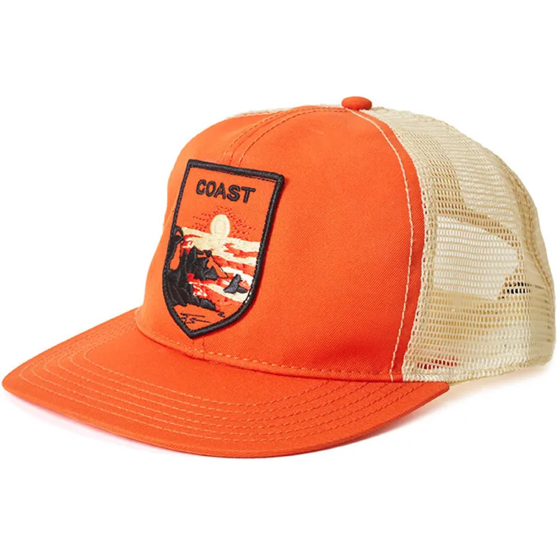 petten-gebogen-oranje-snapback-coast-out-the-farm-van-goorin-bros