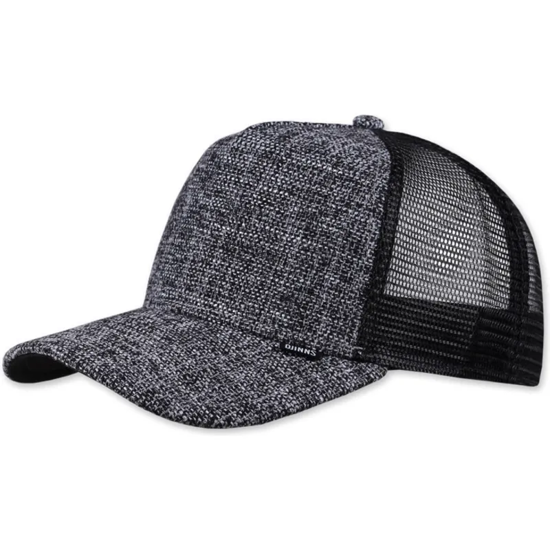 petten-gebogen-zwart-snapback-jaspeada-colored-linen-van-djinns