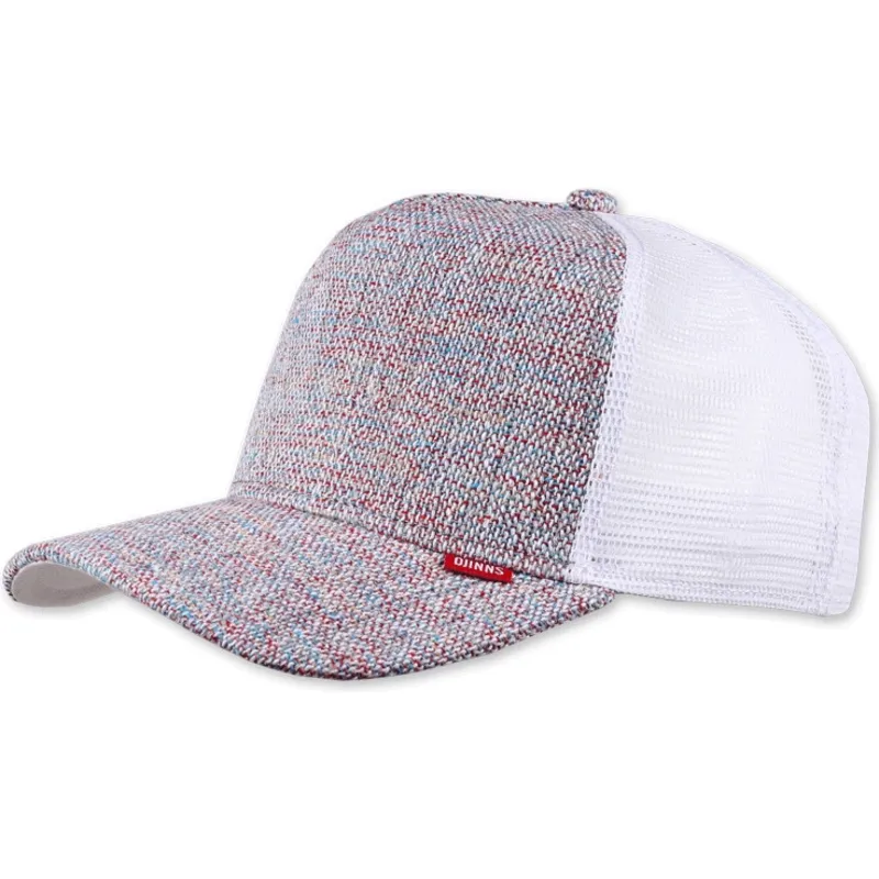 petten-gebogen-meerkleurig-snapback-jaspeada-colored-linen-van-djinns