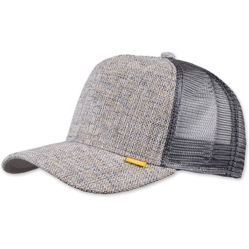 petten-gebogen-grijs-snapback-jaspeada-colored-linen-van-djinns petten-gebogen-grijs-snapback-jaspeada-colored-linen-van-djinns