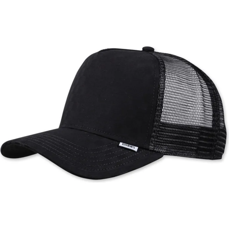 petten-gebogen-zwart-snapback-a-cuadros-tie-check-van-djinns