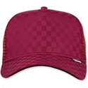 petten-gebogen-rood-snapback-a-cuadros-tie-check-van-djinns