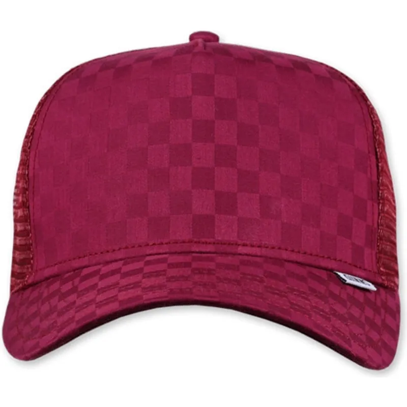 petten-gebogen-rood-snapback-a-cuadros-tie-check-van-djinns